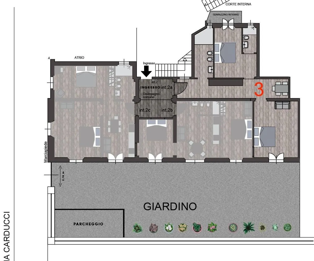 C3 Top Class Apartment, 2 Camere Da Letto, 2 Bagni, Giardino Distante 15 Minuti A Piedi Da Fontana Di Trevi Rome Italy